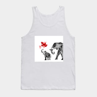 Elephant Family Tank Top